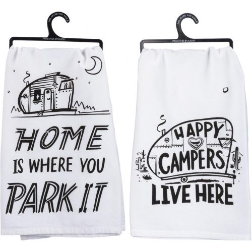  Primitives by Kathy Camper Towel Bundle - Park It and Happy Campers