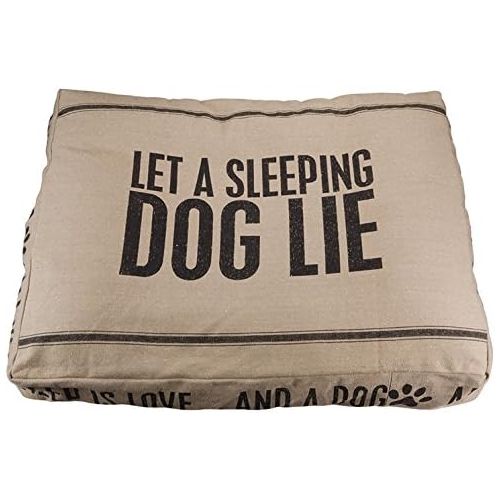  Primitives by Kathy Double-Sided Cotton Kiss GoodnightSleeping Dog Bed, Small