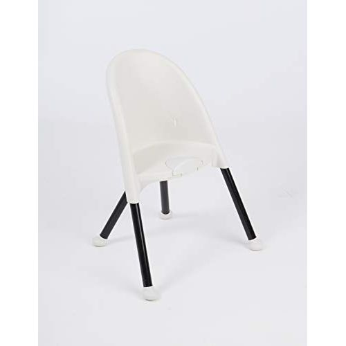  [아마존베스트]Primo Cozy Tot Deluxe Convertible Folding High Chair & Toddler Chair - Black, Black/White