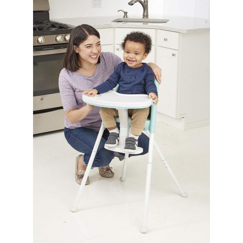  [아마존베스트]Primo Cozy Tot Deluxe Convertible Folding High Chair & Toddler Chair - Black, Black/White