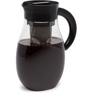 Primula Flavor Airtight Cold Brew Coffee or Iced Tea Maker Shatterproof Durable Plastic Construction, Leak-Proof, 2.7 Quart, Black