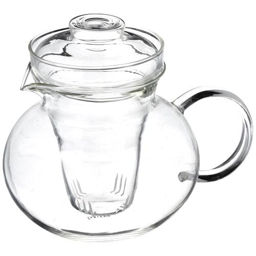  Primula Blossom 40 oz Glass Teapot Gift Set - Includes Infuser, 12 Flowering Teas