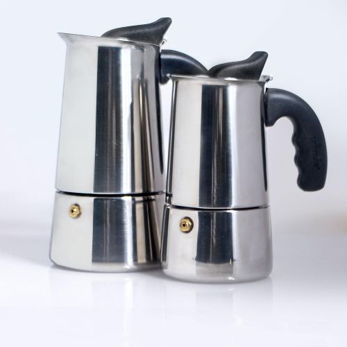  Primula PES-4604 Stainless Steel Stovetop Espresso Coffee Maker, 4-Cup