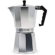 Primula Classic Stovetop Espresso and Coffee Maker, Moka Pot for Italian and Cuban Cafe Brewing, Greca Coffee Maker, Cafeteras, 12 Espresso Cups, Silver