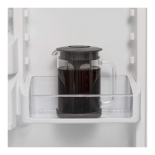  Primula Pace Cold Brew Iced Coffee Maker with Durable Glass Pitcher and Airtight Lid, Dishwasher Safe, Perfect 6 Cup Size, 1.6 Qt, Black