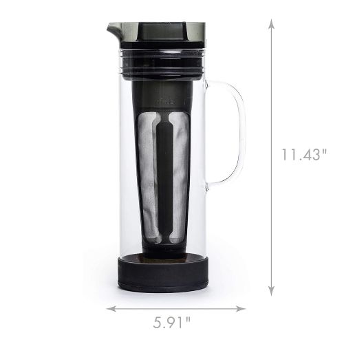  Primula PCBGY-5450-DST Glass Coffee Maker, 50 Oz Capacity, Grey