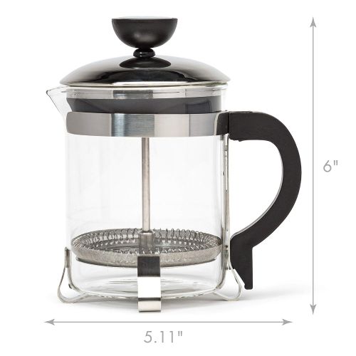  Primula 4 Cup Classic Coffee Press, Chrome