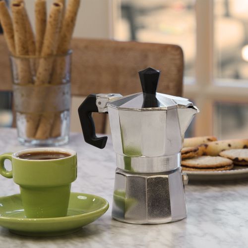  Primula Aluminum Maker Bold, Full Body Espresso  Easy to Use  Makes 1 Cup