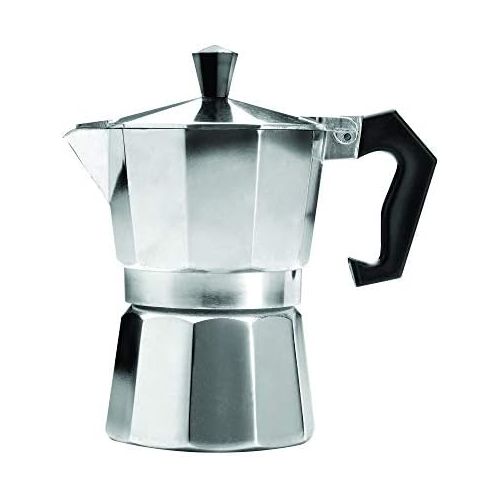  Primula Stovetop Espresso and Coffee Maker, Moka Pot for Classic Italian and Cuban Cafe Brewing, Cafetera, Three Cup