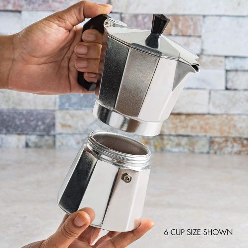  Primula Aluminum Espresso Maker, 3 Cups