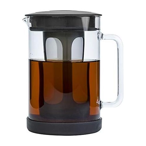  Primula Pace Cold Brew Iced Coffee Maker with Durable Glass Pitcher and Airtight Lid, Dishwasher Safe, Perfect 6 Cup Size, 1.6 Qt