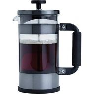 Primula Melrose French Tea Maker, Stainless Steel Coffee Press, Premium Filtration with No Grounds, Heat Resistant Borosilicate Glass, 8 Cup, Gunmetal