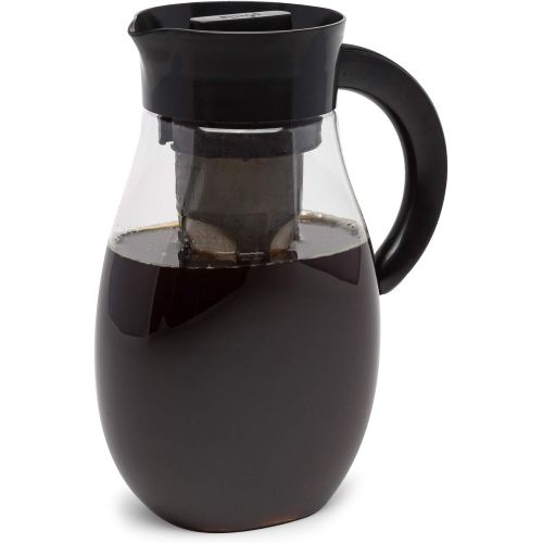  [아마존베스트]Primula Flavor Airtight Cold Brew Coffee or Iced Tea Maker Shatterproof Durable Plastic Construction, Leak-Proof, 2.7 Quart, Black