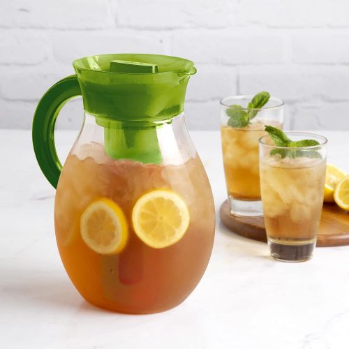  [아마존베스트]Primula The Big Iced Tea Maker Infusion, Brewer, Large Capacity, Beverage Pitcher, 1 Gallon, Green