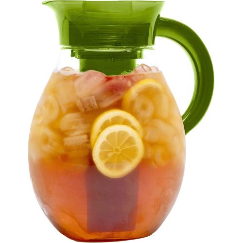  [아마존베스트]Primula The Big Iced Tea Maker Infusion, Brewer, Large Capacity, Beverage Pitcher, 1 Gallon, Green