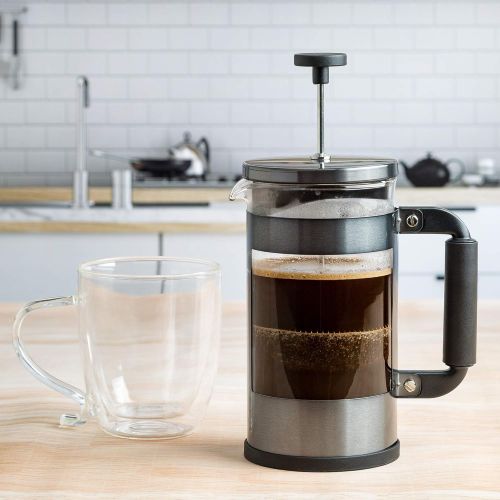  [아마존베스트]Primula Melrose French Tea Maker, Stainless Steel Coffee Press, Premium Filtration with No Grounds, Heat Resistant Borosilicate Glass, 8 Cup, Copper