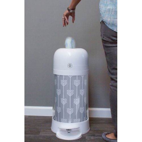  Prince Lionheart Twistr Diaper Disposal System, White Candy Stripe