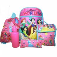 Princess Disney 5pc Backpack Set