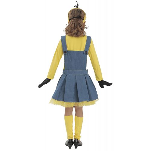  Princess Paradise Minions Girl Jumper Costume, Blue/Yellow, Medium