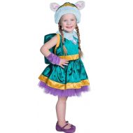 Princess Paradise Childs Paw Patrol Costume,Everest,Small