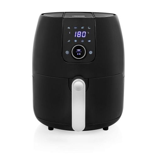  Princess 01.182025.01.001 XXL Hot Air Fryer with Digital Display without Oil Easy to Clean - 4.5 Litre Capacity 182025, 1500 Black