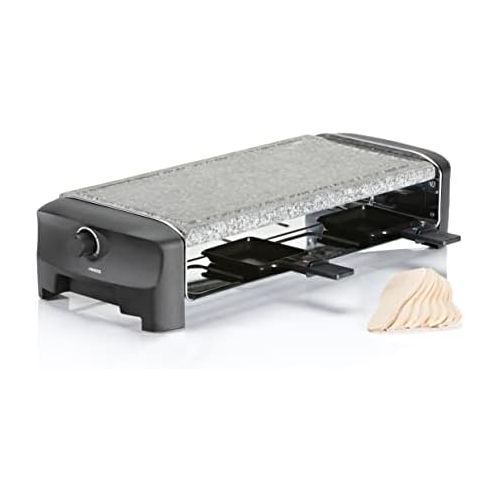  Besuchen Sie den Princess-Store Princess Raclette Steingrill - fuer bis zu 8 Personen mit 8 Pfannchen und regelbarem Thermostat, 162830