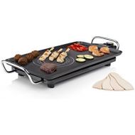 Princess Tischgrill mit zwei Grillzonen - 46 x 26cm Teppanyaki-Grillplatte mit extra heisser Zone, 103050