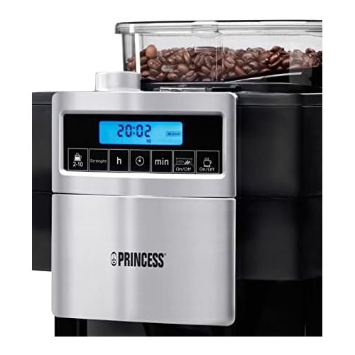  Princess 01.249402.01.001 Coffee Maker and Grinder DeLuxe