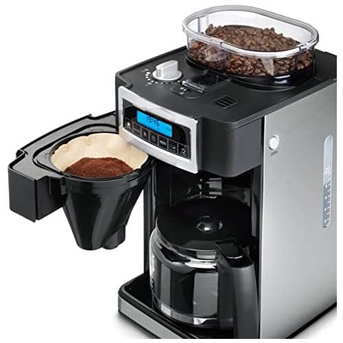  Princess 01.249402.01.001 Coffee Maker and Grinder DeLuxe