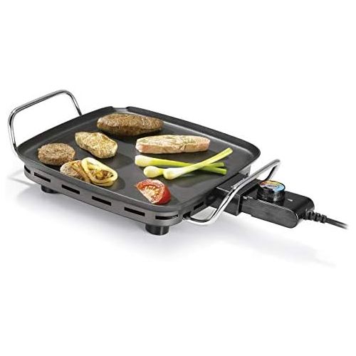  Princess Tischgrill XXL  36 x 60cm Teppanyaki-Grillplatte - inklusive 4 Holzspatel, 102325