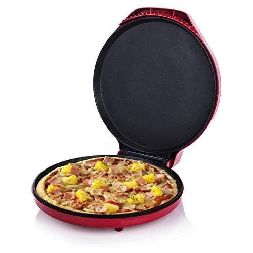  Princess Pizza Maker mit 30 cm Durchmesser  mit antihaftbeschichtete Platten fuer frische und tiefgefrorene Pizza, 115001
