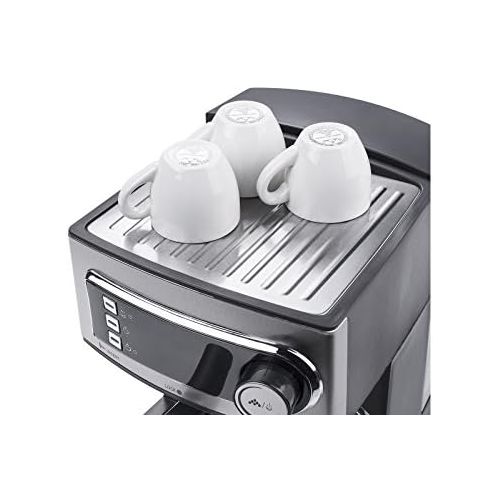  Princess 01.249407.01.001 Espressomaschine 15 bar - 1.6 L Wassertank, 850 W, grau