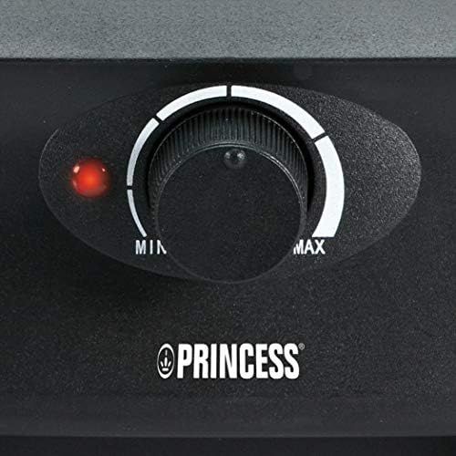  Princess Raclette Grill fuer bis zu 4 Personen - mit Steingrill und regelbarer Heizstufen, 162810