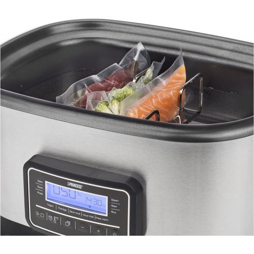  Princess 263000 Multicooker  Sous-Vide-Garer & Slowcooker  6l Fassungsvermoegen  1500W