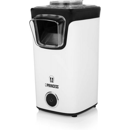  Princess Popcornmaschine - Popcorn per Heissluft, mit transparentem Deckel, Nachfuelloeffnung, 1100 Watt, 292986