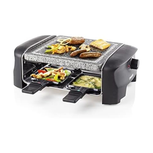  [아마존베스트]Princess Raclette Oven Stone Plate Grill Party, 4