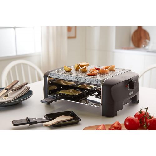  [아마존베스트]Princess Raclette Oven Stone Plate Grill Party, 4