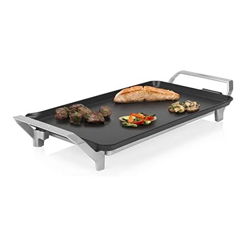  [아마존베스트]Princess 01.103110.01.001 Premium XL Tabletop Grill / Teppanyaki Grill with a 46 x 26 cm Frying Surface, 2500 Watt, 103110, Black