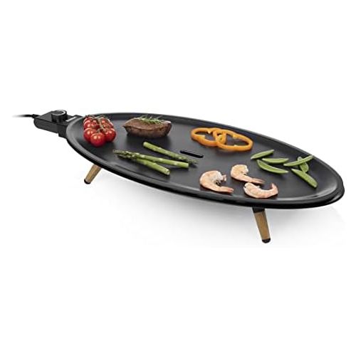  [아마존베스트]Princess Table Chef Elypse Pure 01.103200.01.001 Table Grill 2000 Aluminium Black