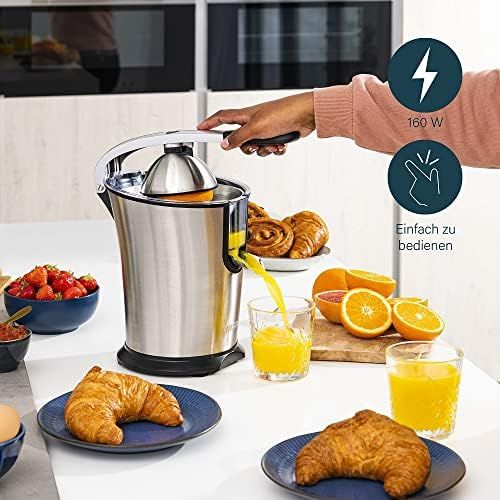  [아마존베스트]Princess 201851 Master Citrus Juicer - Professional lever arm - Powerful 160 watt motor