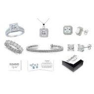 Princess Cut Jewelry Made with Swarovski Elements by Elements of Love