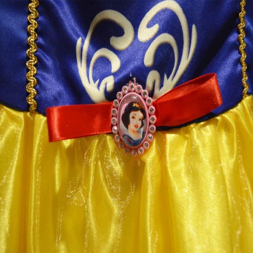  Princess Nori Snow White Princess Dress Costume for Girls Age 2 to 6 (Satin/Cotton Blend)