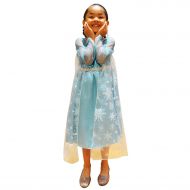 Princess Nori Princess Elsa Frozen Princess Dress Costume (Sizes 2t to 6t) Satin Cotton Organza Blend