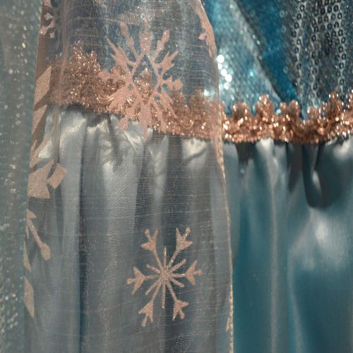  Princess Nori Princess Elsa Frozen Princess Dress Costume (Sizes 2t to 6t) Satin Cotton Organza Blend