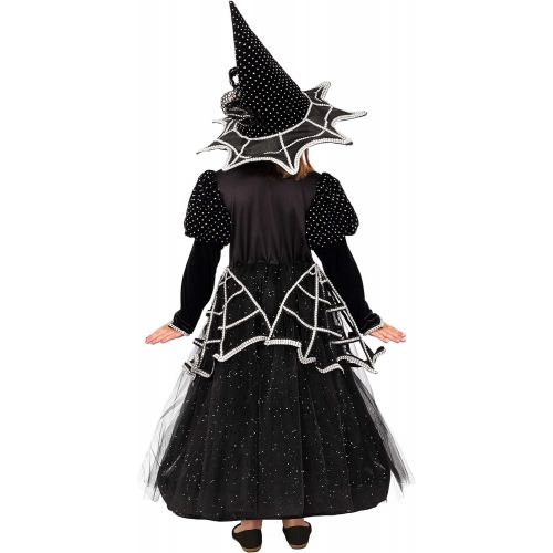  Princess Paradise Girls Diamond Witch Glitter Halloween Costume