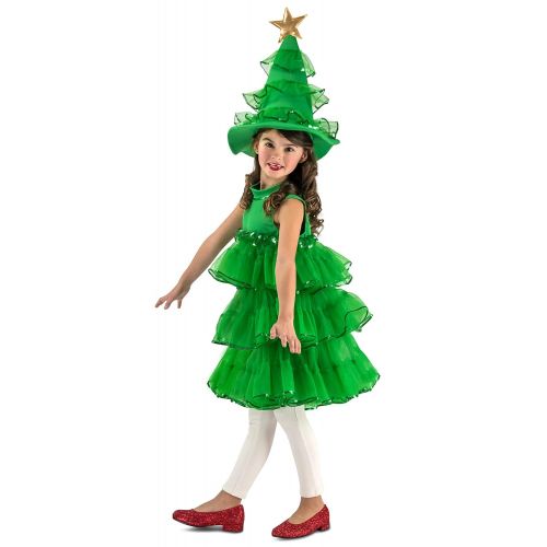  Princess Paradise - Glitter Christmas Tree Child Costume
