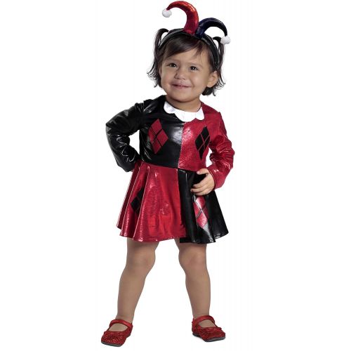  Princess Paradise Baby Girls Harley Quinn Costume Dress and Diaper Cover Set