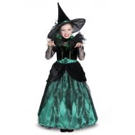 Princess Paradise The Wizard of Oz Wicked Witch of The West Pocket Princess Costume, Green/Black, Small