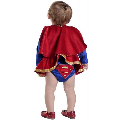  Princess Paradise Baby Girls Supergirl Costume Dress and Diaper Cover Set