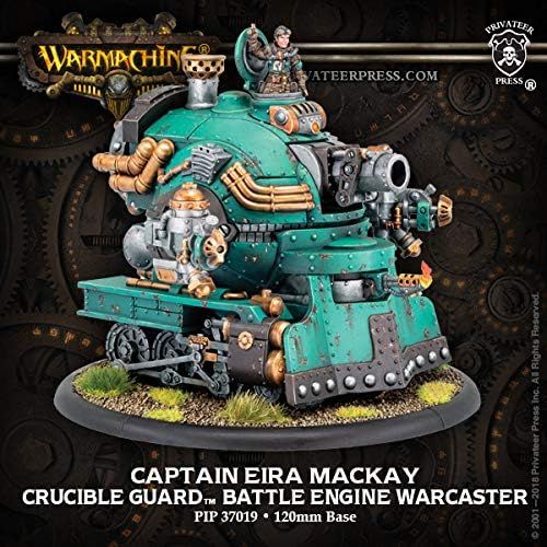  Privateer Press Crucible Guard: Captain Eira Mackay (Variant) Battle Engine/Warcaster (Metal/Resin)